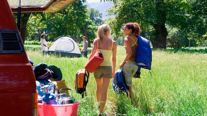 european camp site