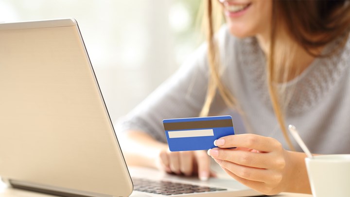 using a credit card online