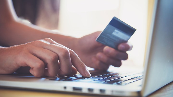 using a credit card online