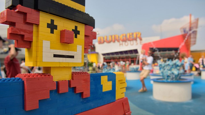 lego clown at legoland