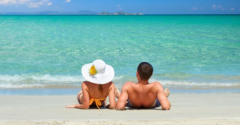 couple on a beach