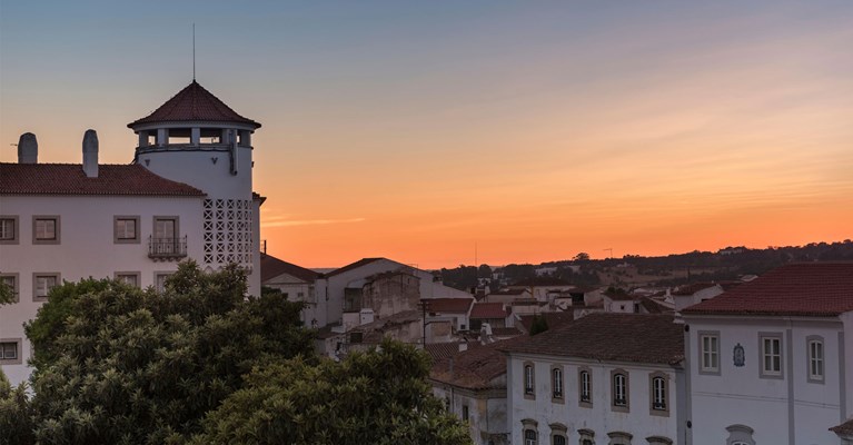 portugal landscape, sunset