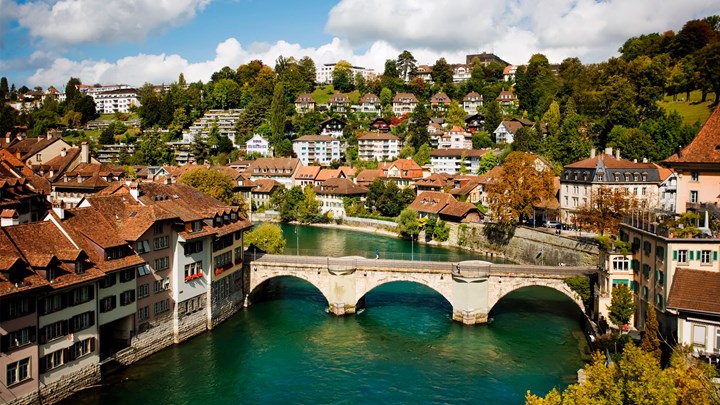 bern river landscape