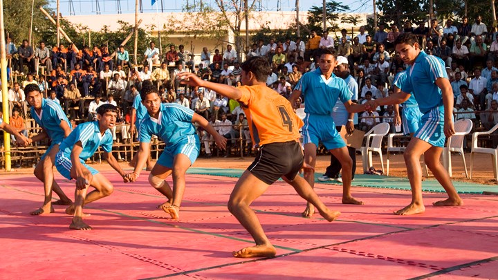 people playing kabaddi