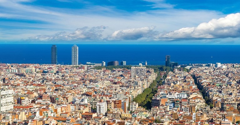 Barcelona skyline