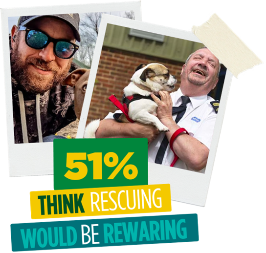 51% of Brits think rescuing would be rewarding